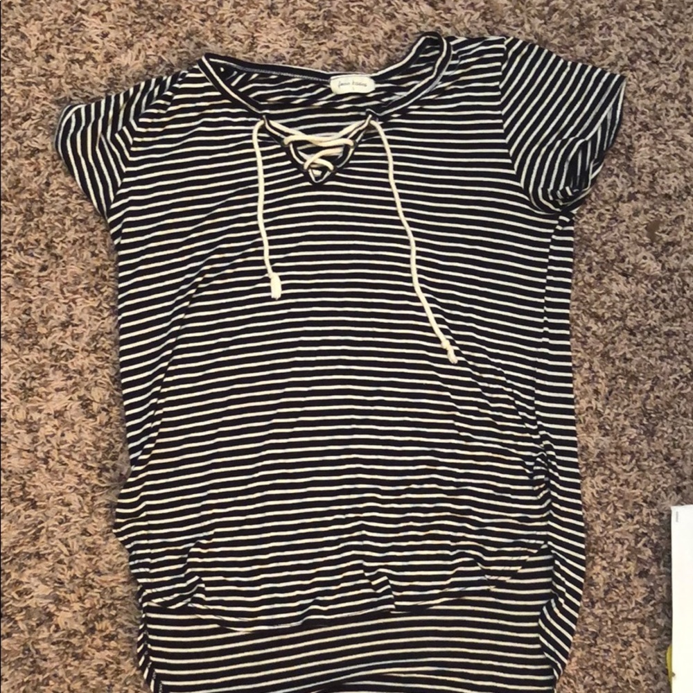 Striped shirt!